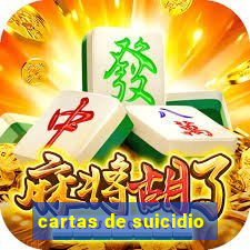 cartas de suicidio